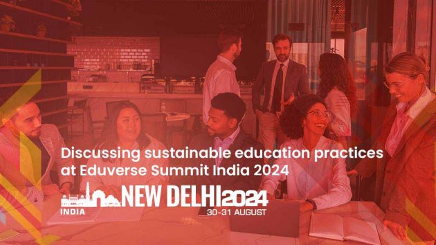 Discussing sustainable education practices at Eduverse Summit India